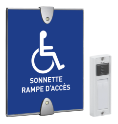 Carillon et affiche PVC pour PMR Urmet