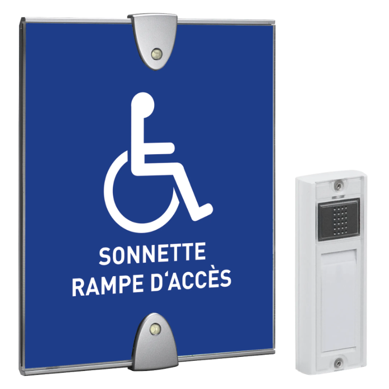 Carillon et affiche PVC pour PMR Urmet