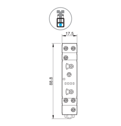 Finder - Relais temporisé 1RT 16A 12V AC - 24V DC