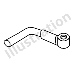 FAAC - TUBE ALIMENTATION ALU 593 595