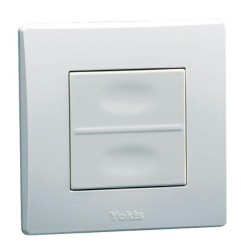 Yokis - Télécommande murale 2 canaux TLM2T45P