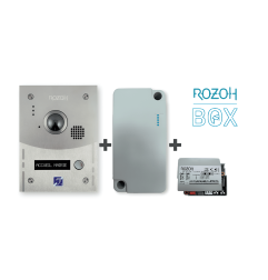 interphone vidéo avec carte GSM et carte relais rozoh box R501-0004 | Confodis