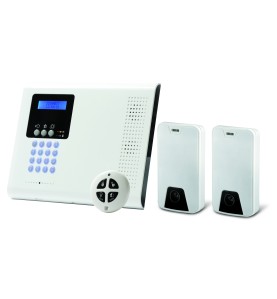 Kit Centrale iConnect 4G/IP avec 2 détecteurs IRP et une télécommande Confodis