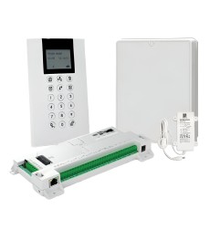 Kit LightSYS+ carte-mère boitier PVC couvercle métal alimentation clavier panda RM432PK24001 Confodis