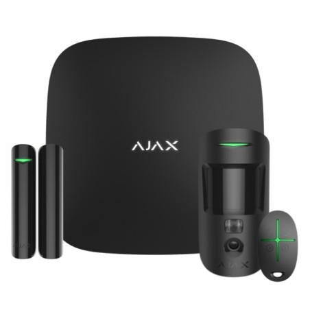AJAX - Kit de démarrage StarterKit Plus Cam (noir) Confodis