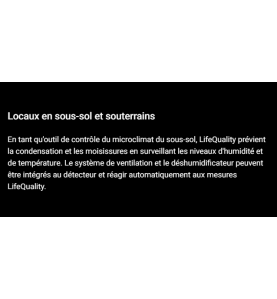 Instructions détecteur LifeQuality en sous-sol AJAX Confodis