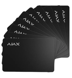 AJAX - Lot de 10 cartes Pass (noires) Confodis