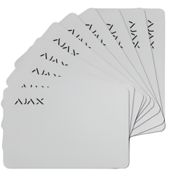 AJAX - Lot de 10 cartes Pass (blanches) Confodis