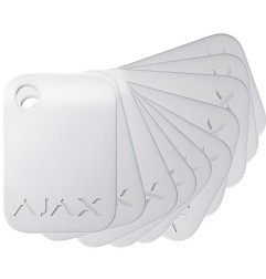 AJAX - Lot de 10 badges Tag (blancs) Confodis