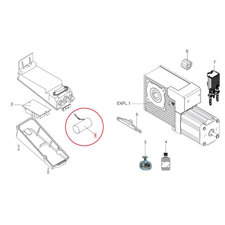 FAAC - CONDENSATEUR 20 µF 540 / 541