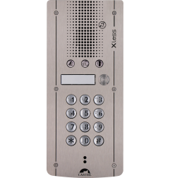 Interphone audio 1 bouton d'appel avec clavier Castel Xless - Confodis