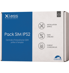 Pack Castel Interface IPS2 GSM et Portier XLess 1B - Confodis