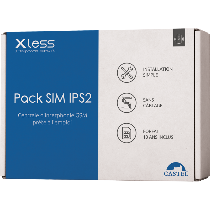 Pack Castel Interface IPS2 GSM et Portier XLess 1B - Confodis