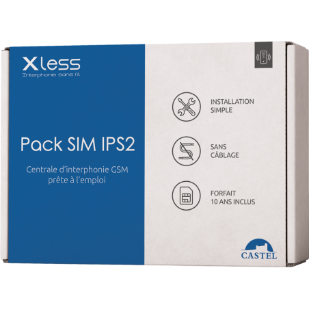 Pack Castel Interface IPS2 GSM et Portier XLess 1B - Confodis