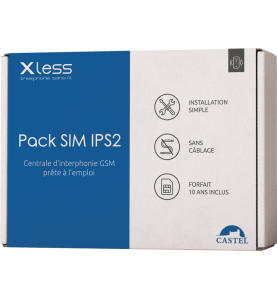 Pack Castel Interface IPS2 GSM et Portier XLess 1B - Confodis