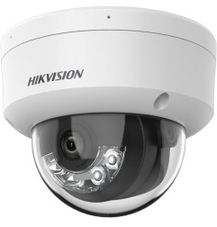 Hikvision Caméra dôme 4MP 2,8 mm LED SmartHybrid - Confodis