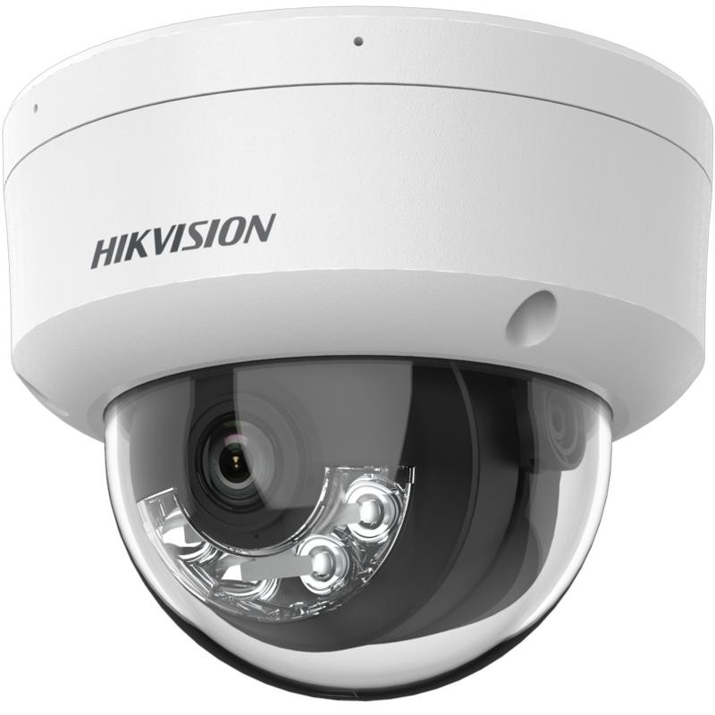 Hikvision Caméra dôme 4MP 2,8 mm LED SmartHybrid - Confodis