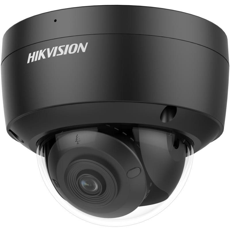 Hikvision Caméra dôme 4MP ColorVu 2,8 mm (noire) - Confodis