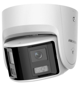 Hikvision Caméra tourelle 4MP AcuSense panoramique 180° - Confodis