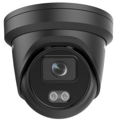 Hikvision Caméra tourelle 4MP ColorVu 2,8 mm (noire) - Confodis