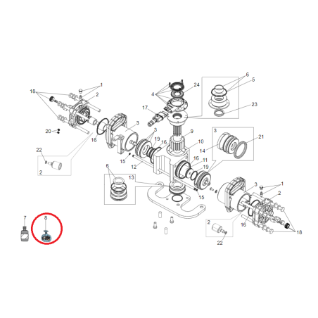 FAAC - KIT GARNITURE POUR S700