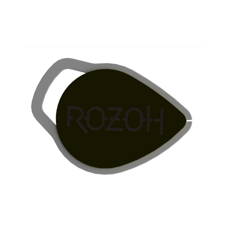 Badge ROZOH DESfire LIGHT coloris Noir R401-0001 | Confodis