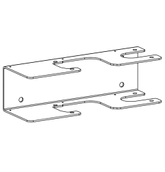 Schéma platine support de fixation pour groupe corps opérateur FAAC 390 | Confodis