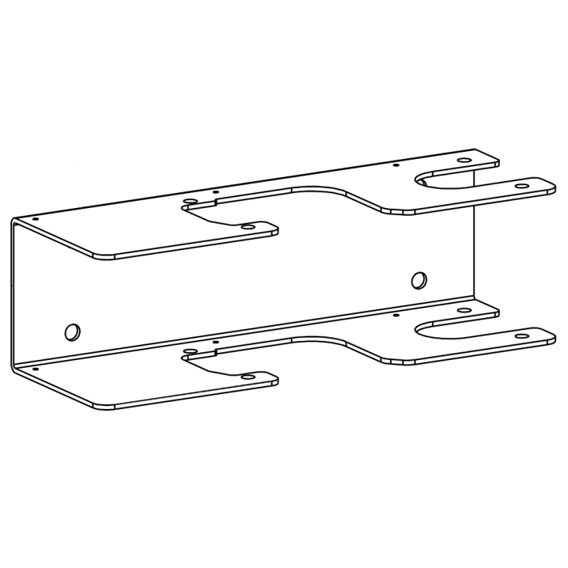 Schéma platine support de fixation pour groupe corps opérateur FAAC 390 | Confodis