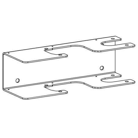 Schéma platine support de fixation pour groupe corps opérateur FAAC 390 | Confodis