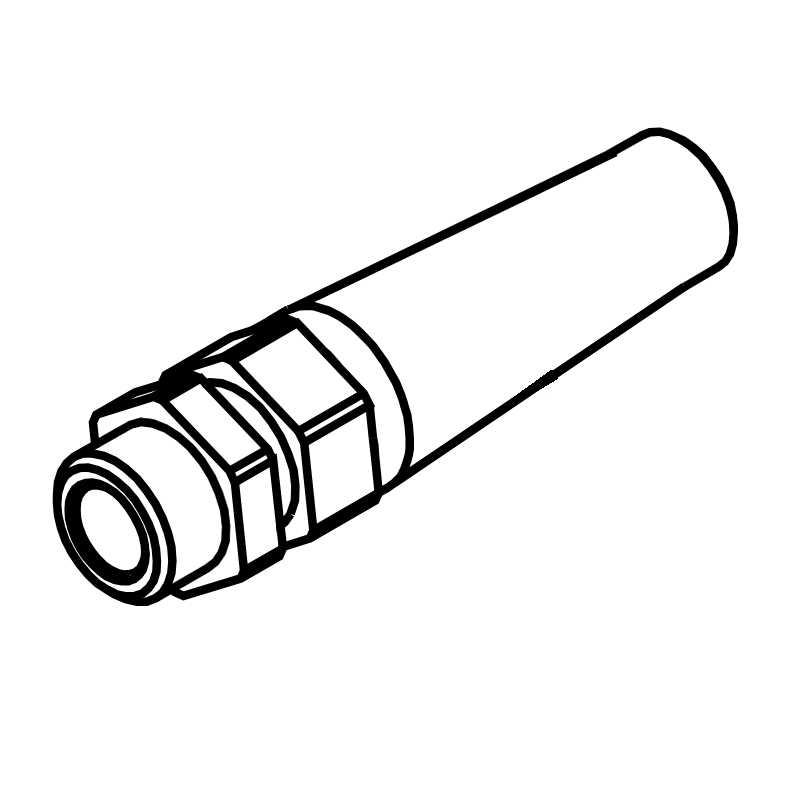 schéma presse-étoupe pour câble opérateur FAAC 412 | Confodis