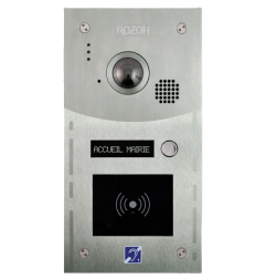 Interphone vidéo 1 bouton R204-0201 ERP ROZOH | Confodis