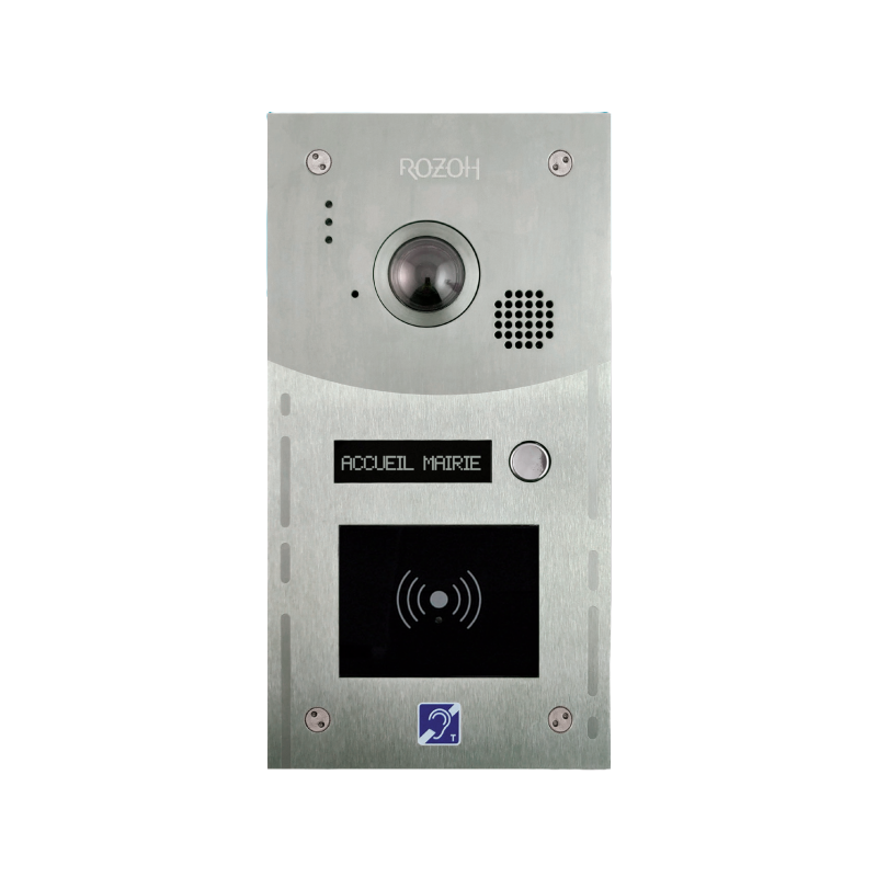 Interphone vidéo 1 bouton R204-0201 ERP ROZOH | Confodis