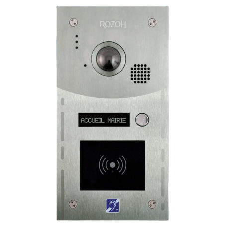 Interphone vidéo 1 bouton R204-0201 ERP ROZOH | Confodis