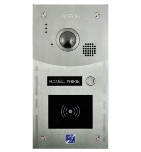 Interphone vidéo 1 bouton R204-0201 ERP ROZOH | Confodis