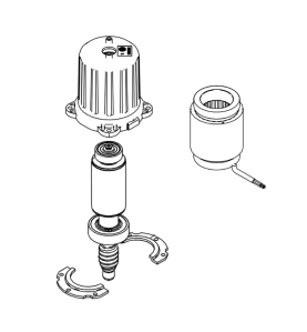 schéma groupe moteur FAAC 740 stator rotor | Confodis